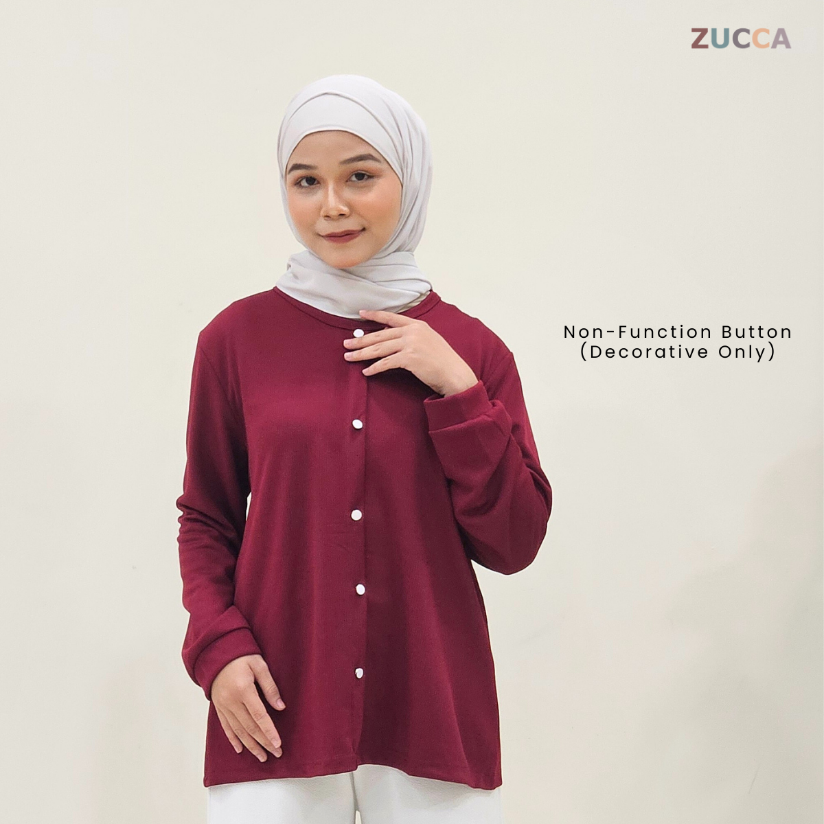 Linea Full Button Comfy Blouse - DM137