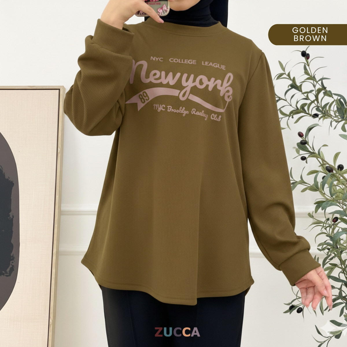 ZUCCA DALINIA CASUAL PRINT SHIRT - DM141