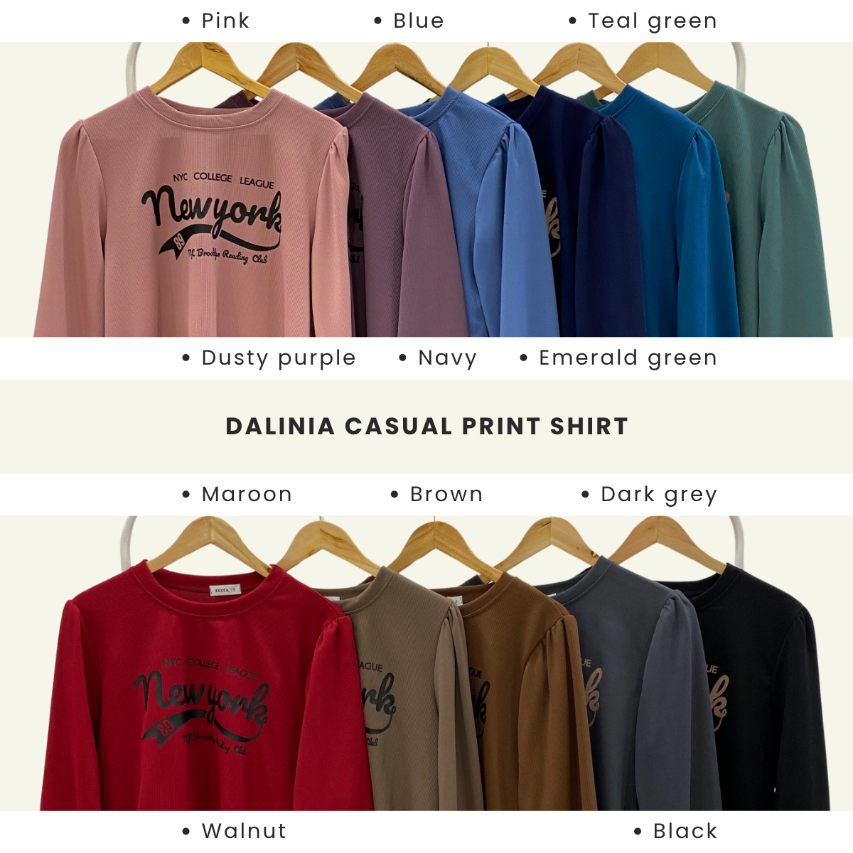 ZUCCA DALINIA CASUAL PRINT SHIRT - DM141