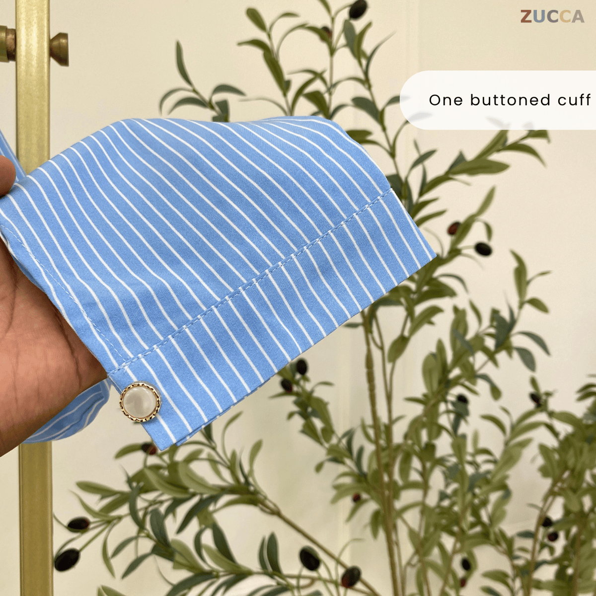 ZUCCA REINA COMFY PLAIN V-NECK BLOUSE - DM144