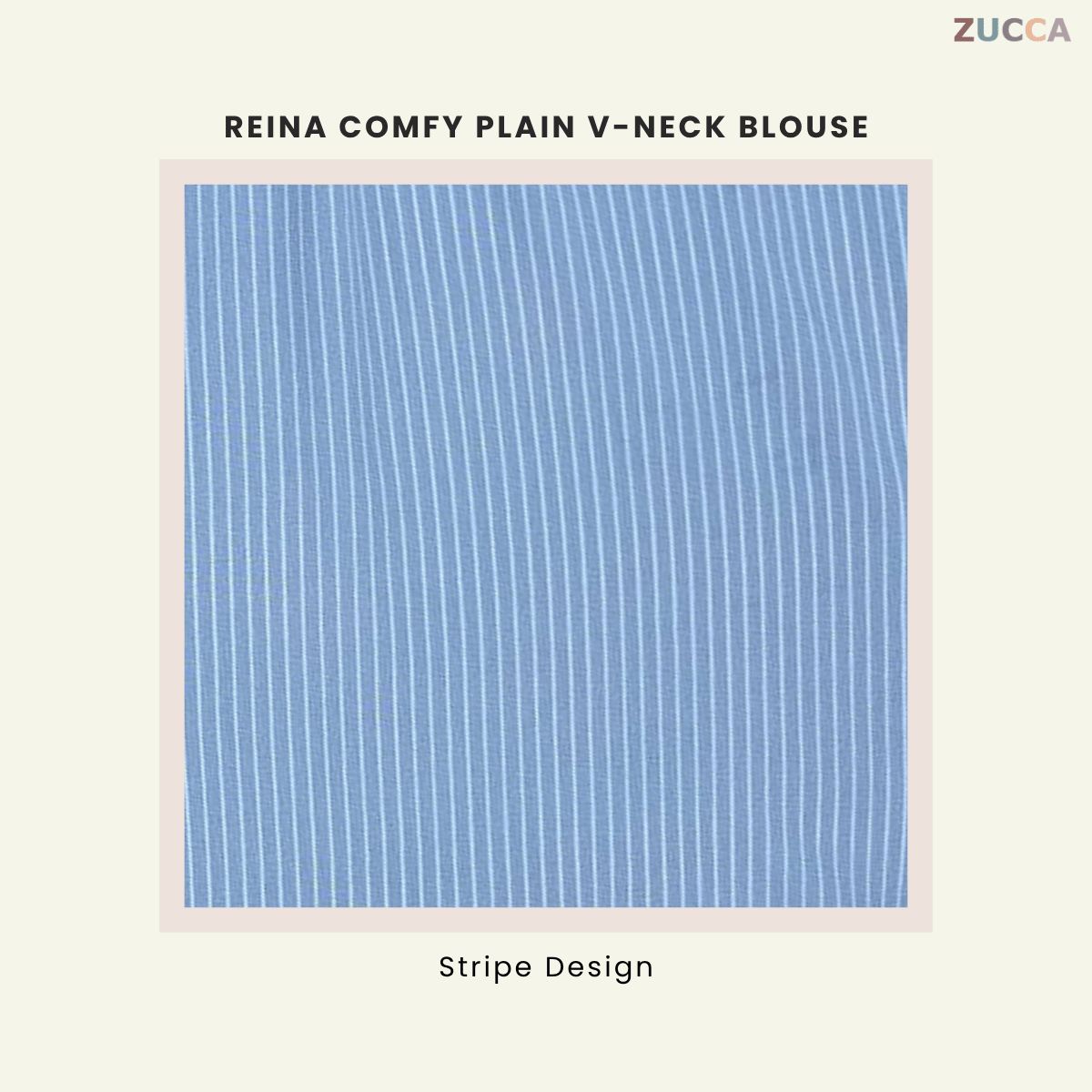 ZUCCA REINA COMFY PLAIN V-NECK BLOUSE - DM144