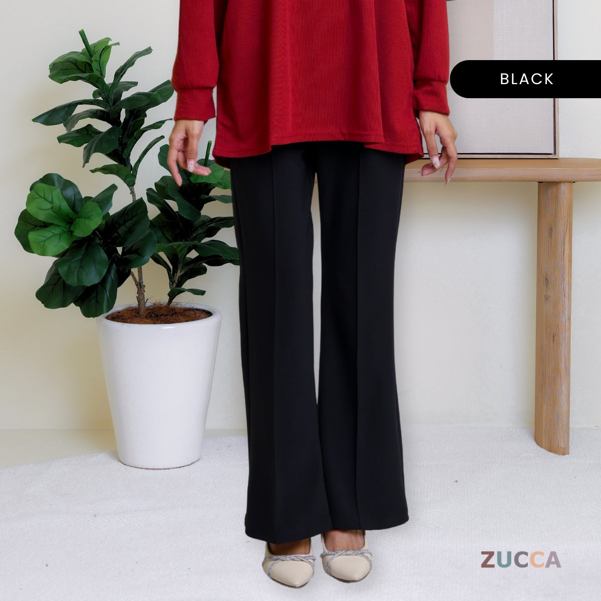 Davi High Waist Flare Women Pants - DM170