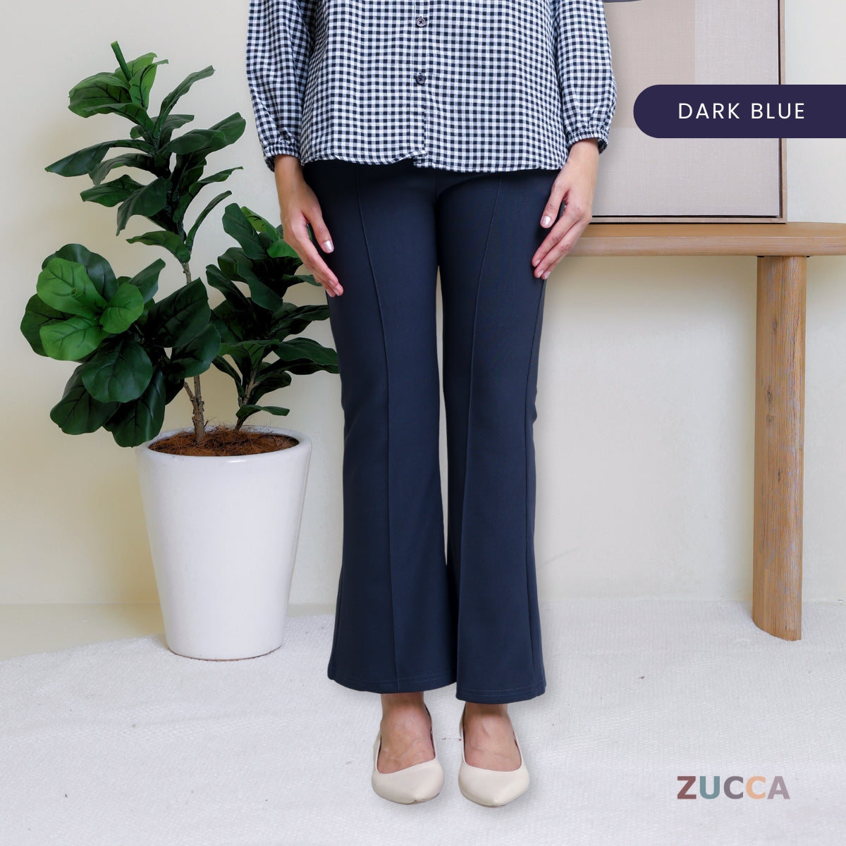 Davi High Waist Flare Women Pants - DM170