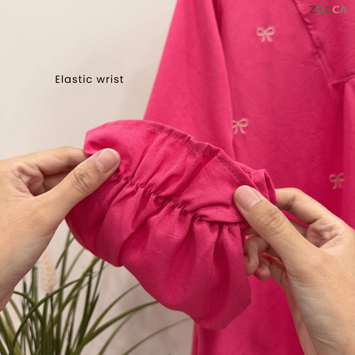 ZUCCA IZZY DOLLY BLOUSE SEPARUH BUTANG - DM173