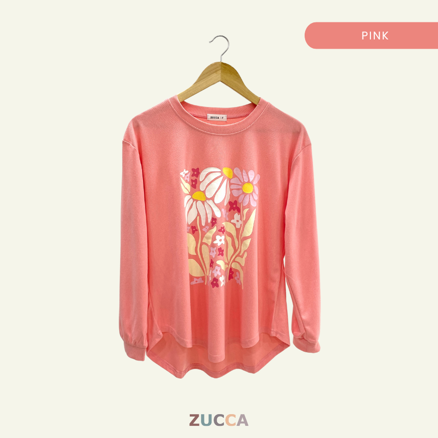 Jessy Casual Printed Sweatshirt Blouse - DM176