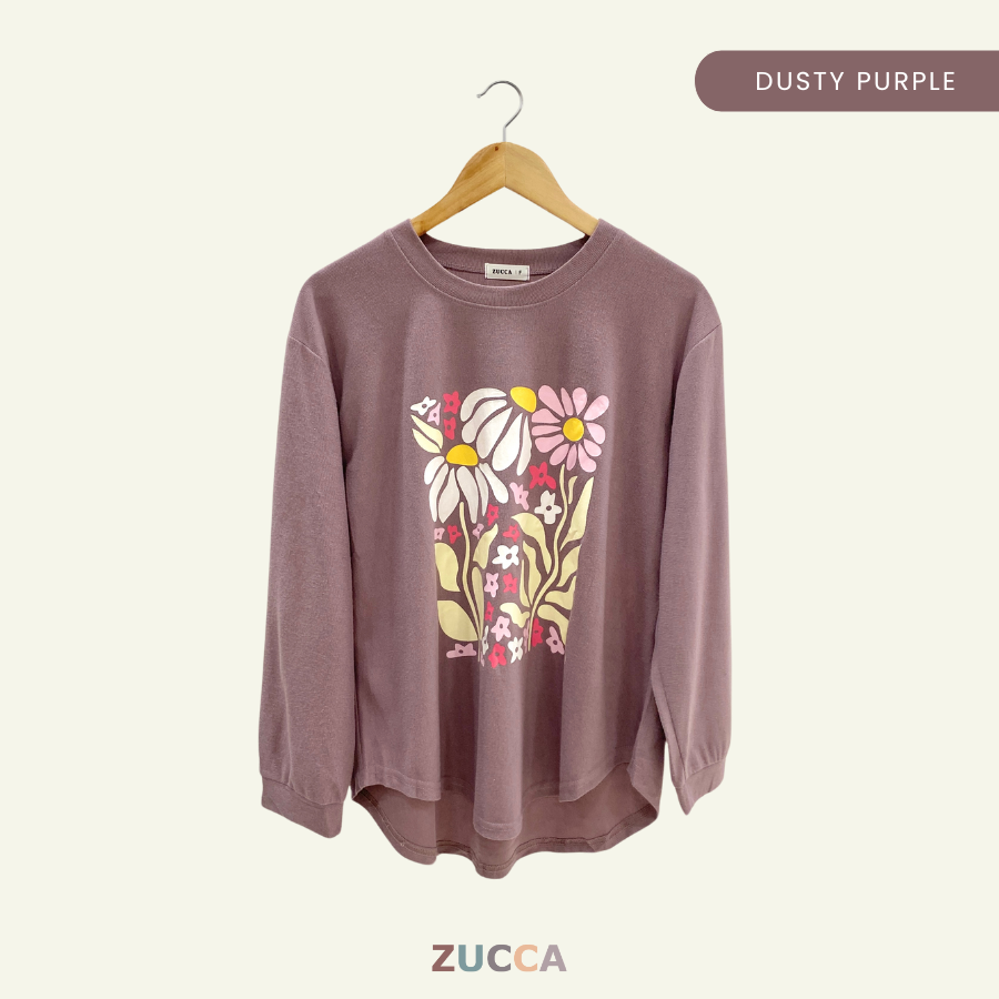 Jessy Casual Printed Sweatshirt Blouse - DM176