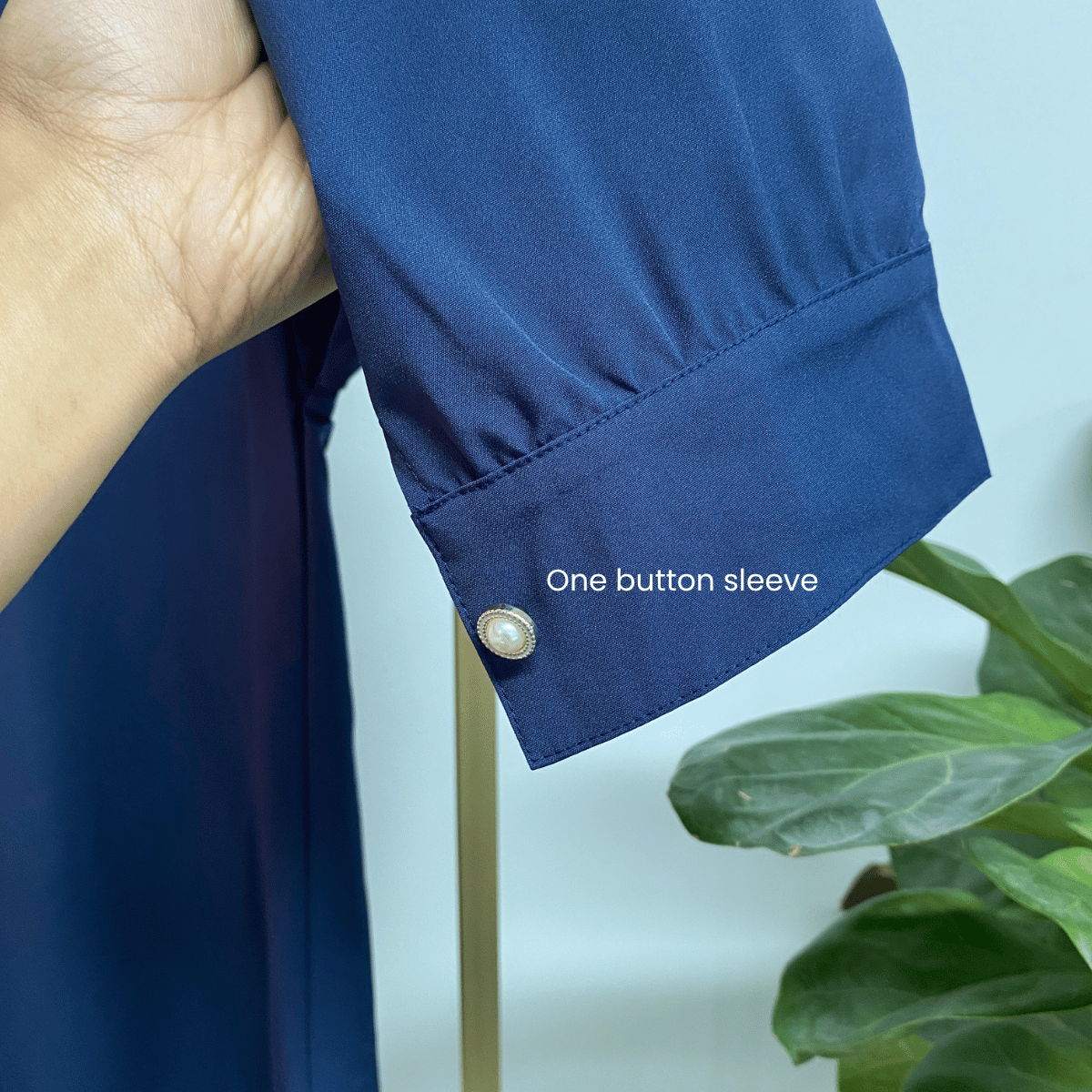 ZUCCA FAWA FLORAL EMBROIDERED WOMEN BLOUSE - DM181 NECK EMBROIDERY LEHER SULAM FLORAL