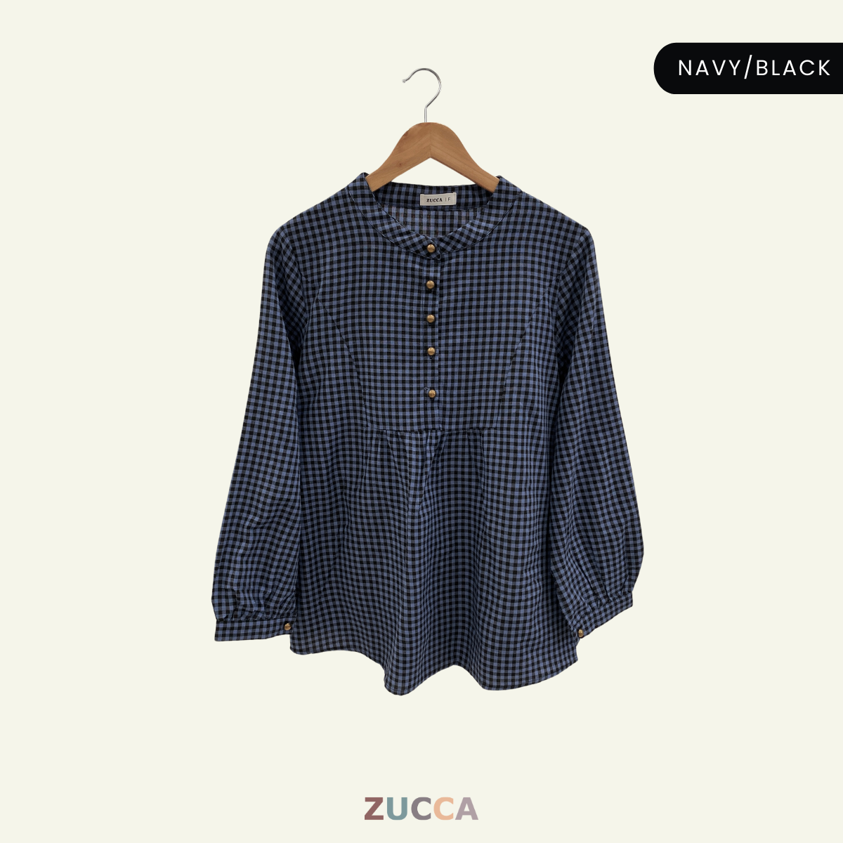 Suzana Half Button Women Blouse - DM185