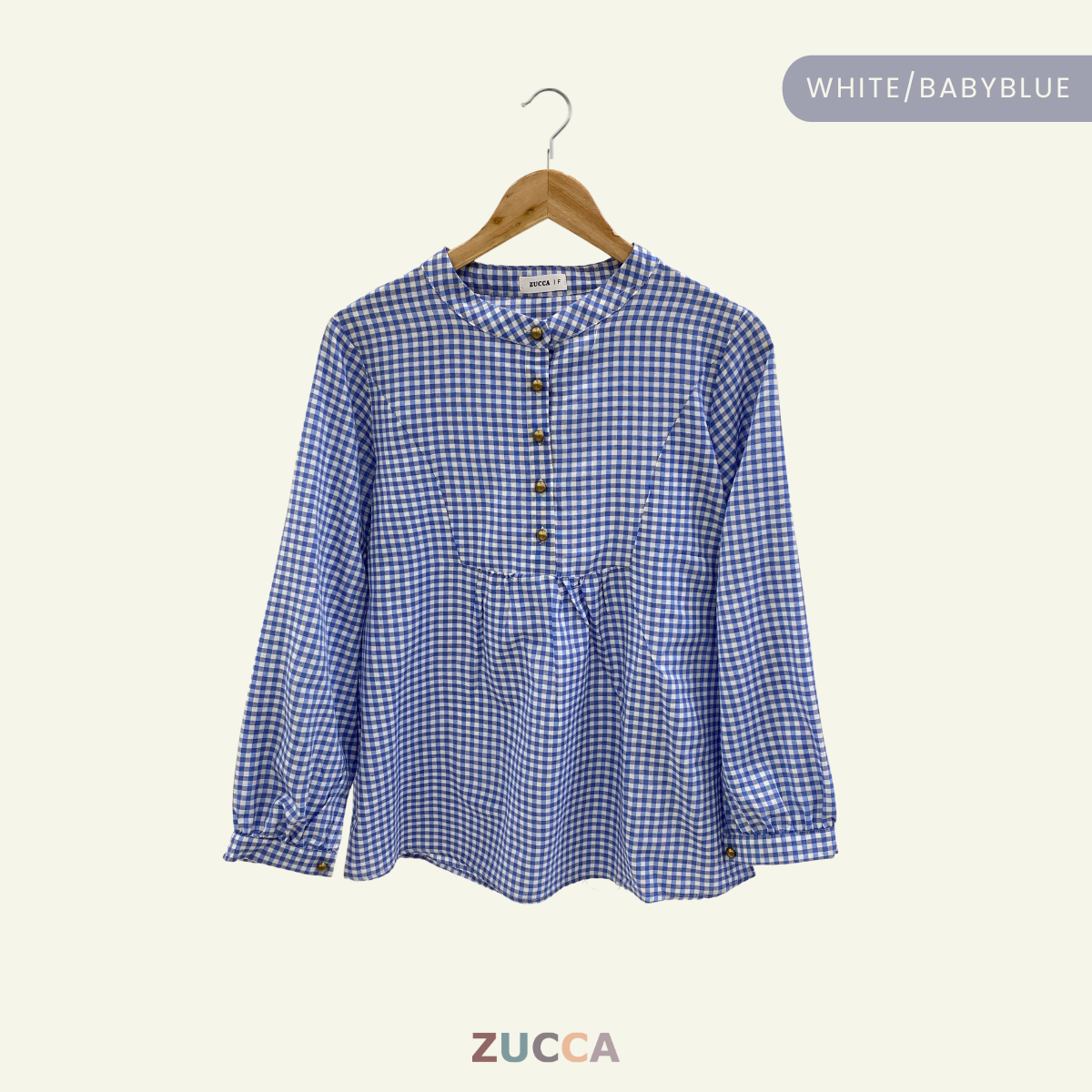 Suzana Half Button Women Blouse - DM185