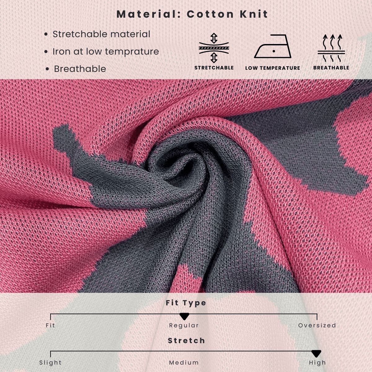 ZUCCA FAUZIAH FLORAL PRINT KNIT SHIRT - DM191 KOREAN STYLE