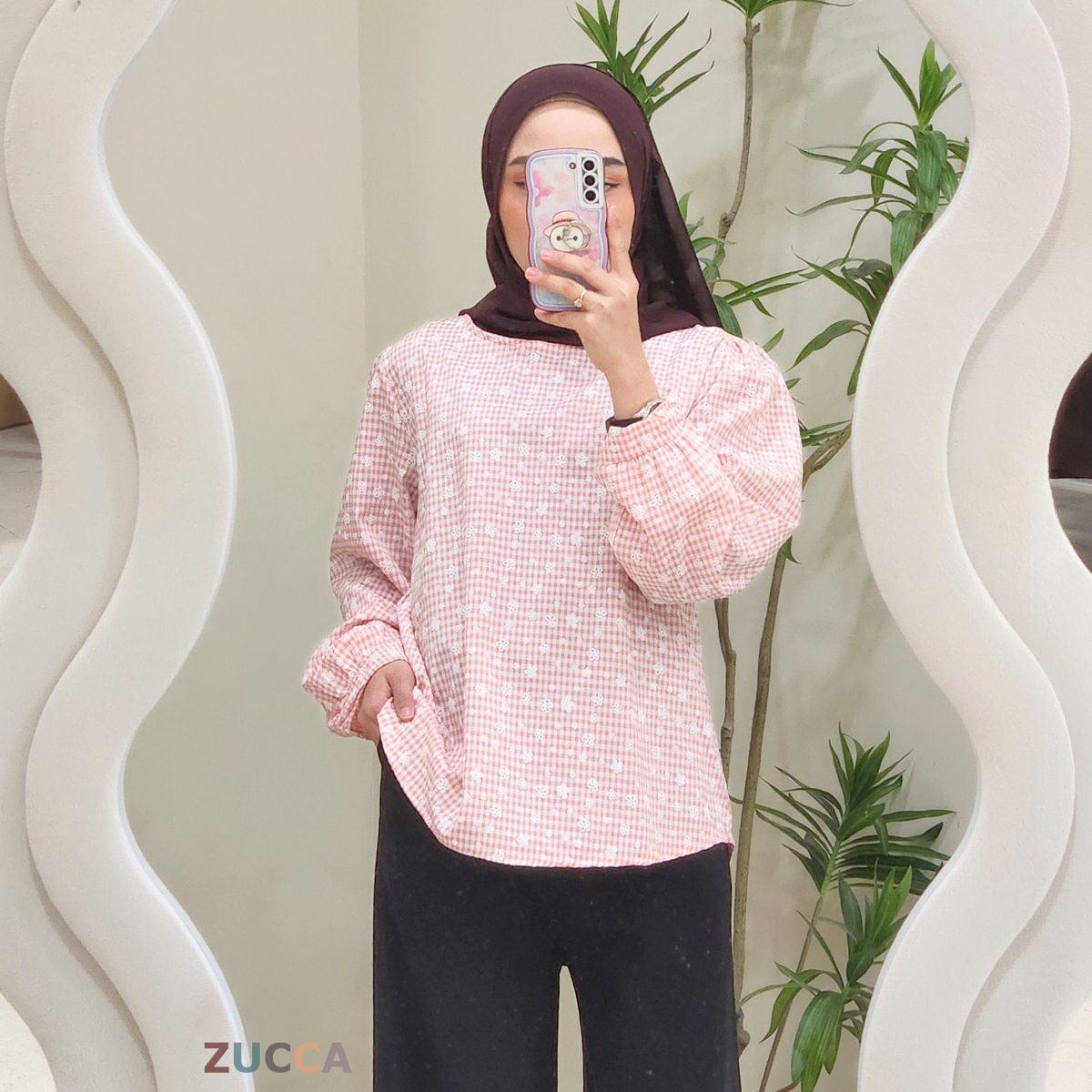 Farha Cute Floral Women Blouse - DM197