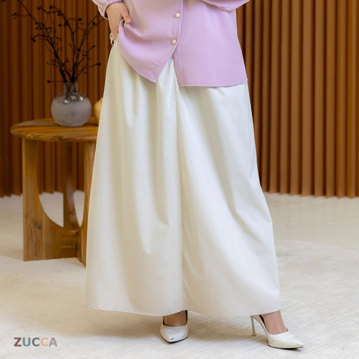 ZUCCA ELIA HIGH WAIST MAXI A-LINE SKIRT - DM223