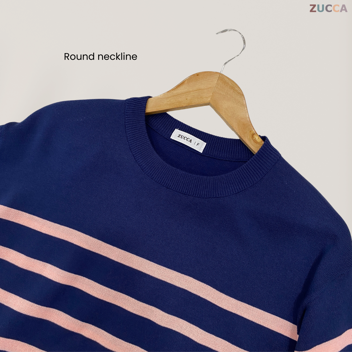 ZUCCA HAURA KNITWEAR DRESS STRIPE WOMEN - DM226 KOREAN STYLE