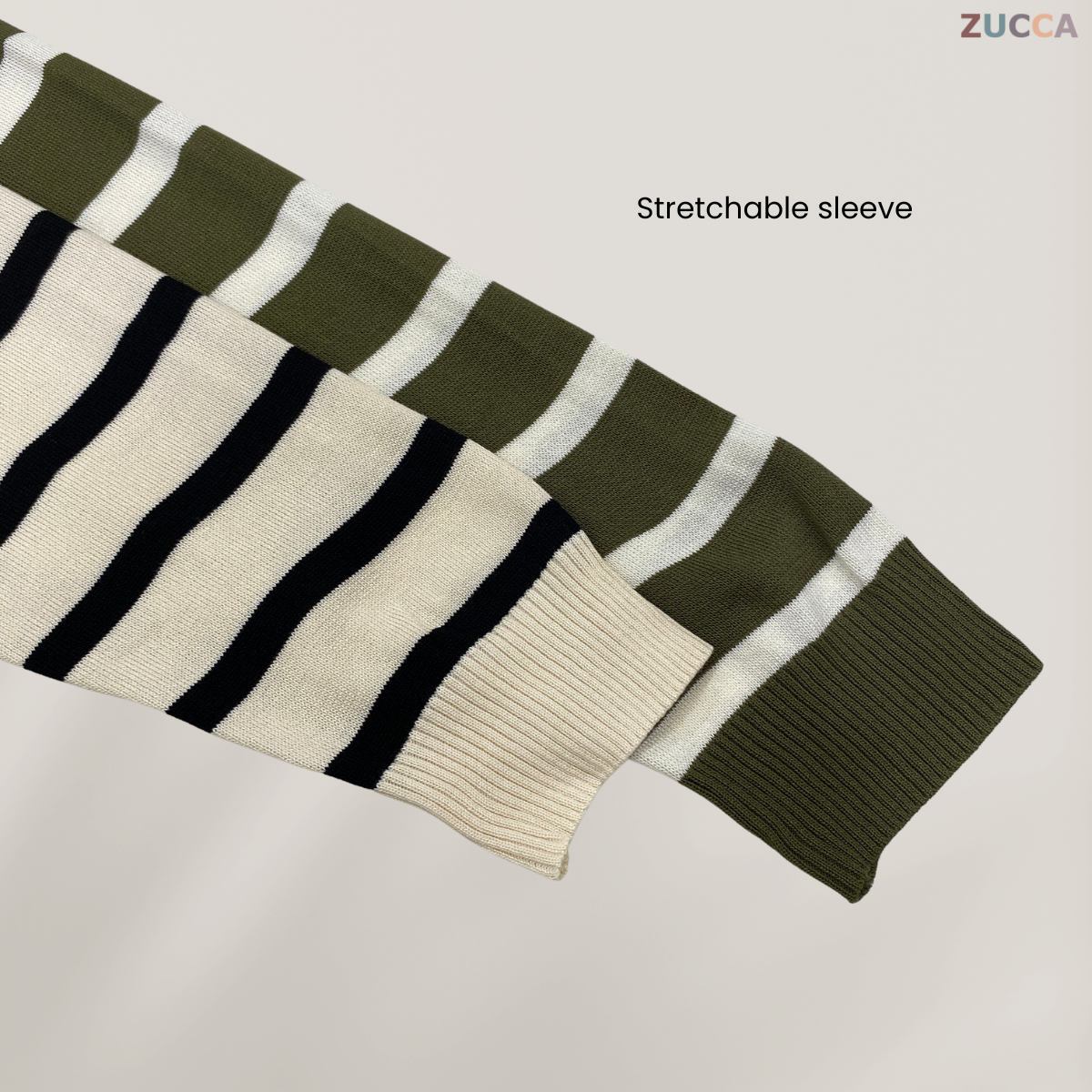 ZUCCA HAURA KNITWEAR DRESS STRIPE WOMEN - DM226 KOREAN STYLE