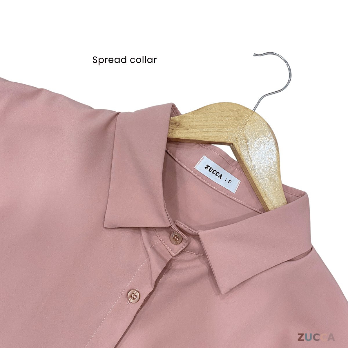 ZUCCA RUNI FLOWER EMBROIDERY WITH FULL BUTTON BLOUSE - DM231