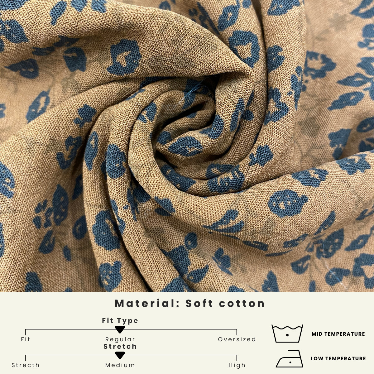 ZUCCA YULINA BLOUS WANITA BERCORAK FLORAL BERSERTA LEHER BERTINGKAT – DM094