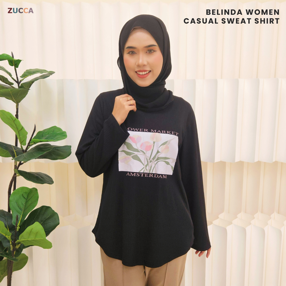 ZUCCA BELINDA WOMEN CASUAL SWEAT SHIRT - DM246