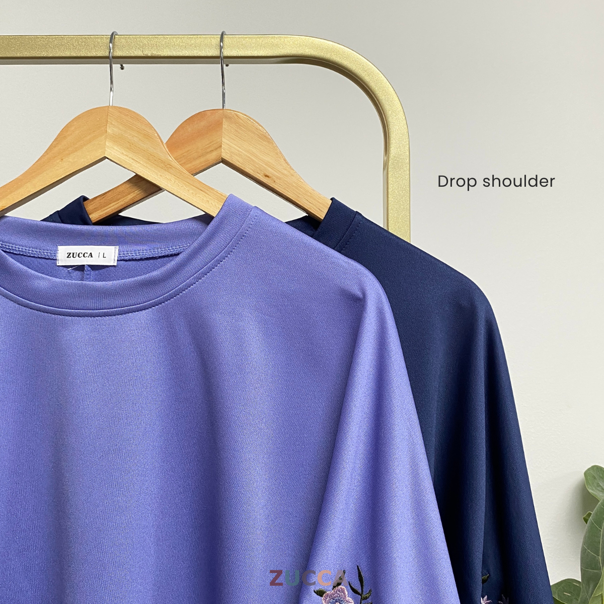 ZUCCA DANIS BAJU KASUAL SULAMAN FLORAL LENGAN PANJANG - DM276 BAJU WANITA