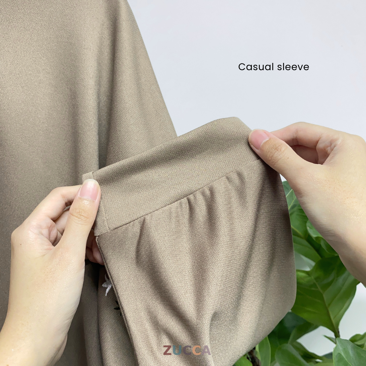 ZUCCA DANIS BAJU KASUAL SULAMAN FLORAL LENGAN PANJANG - DM276 BAJU WANITA