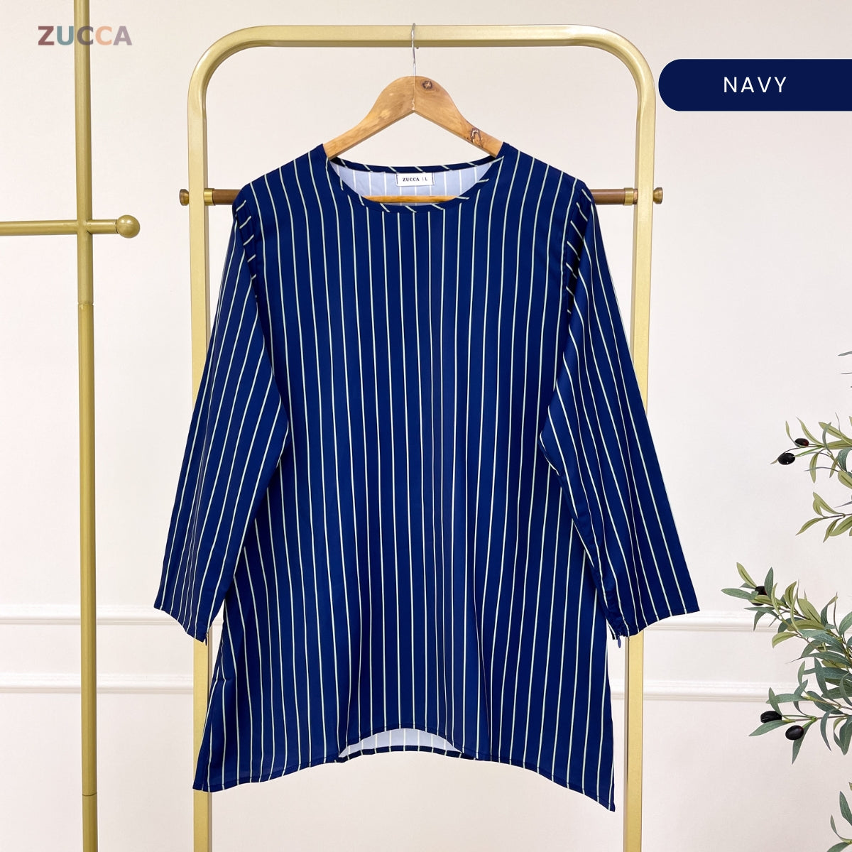 ZUCCA AQISHA WOMEN KASUAL BLOUSE BERJALUR LONG SLEEVE - DM278