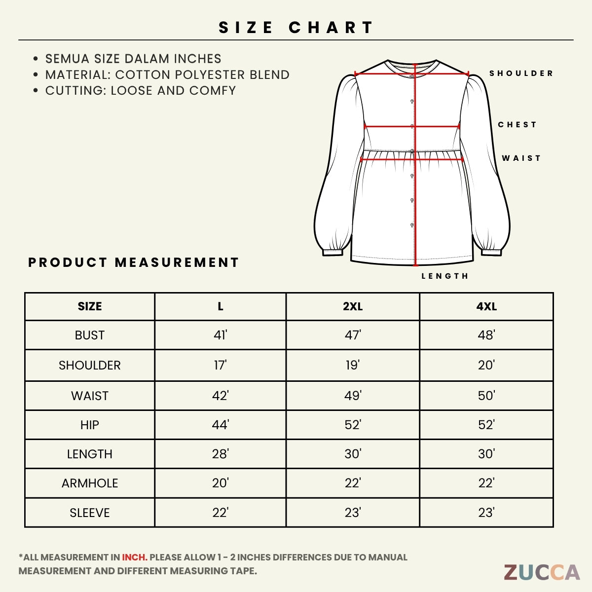 ZUCCA DALILI STRIPE FULL BUTTON BLOUSE COMFY - DM281 KOREAN STYLE Baju Cotton