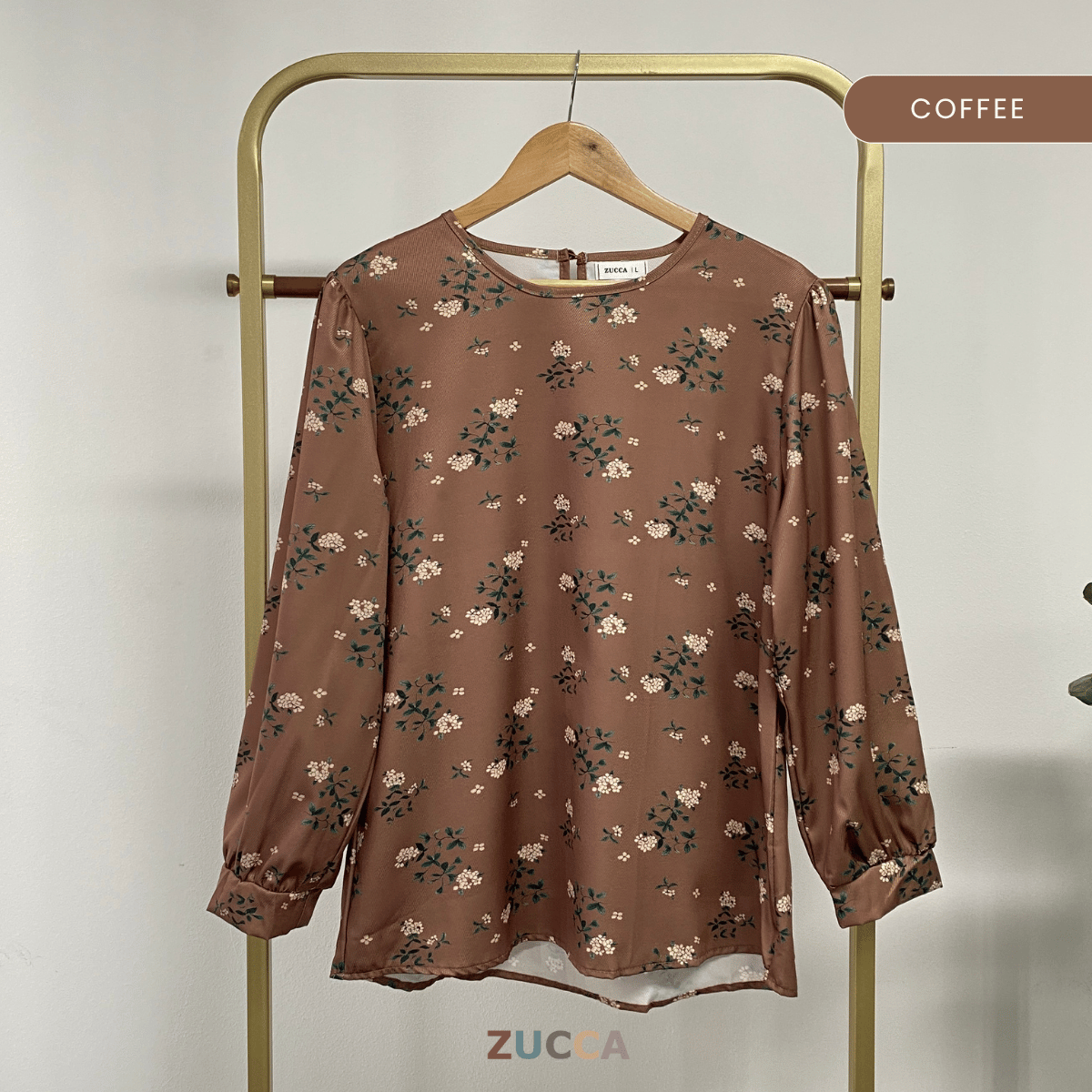 ZUCCA ARISHA BLOUSE PASTEL BLOOM - DM285