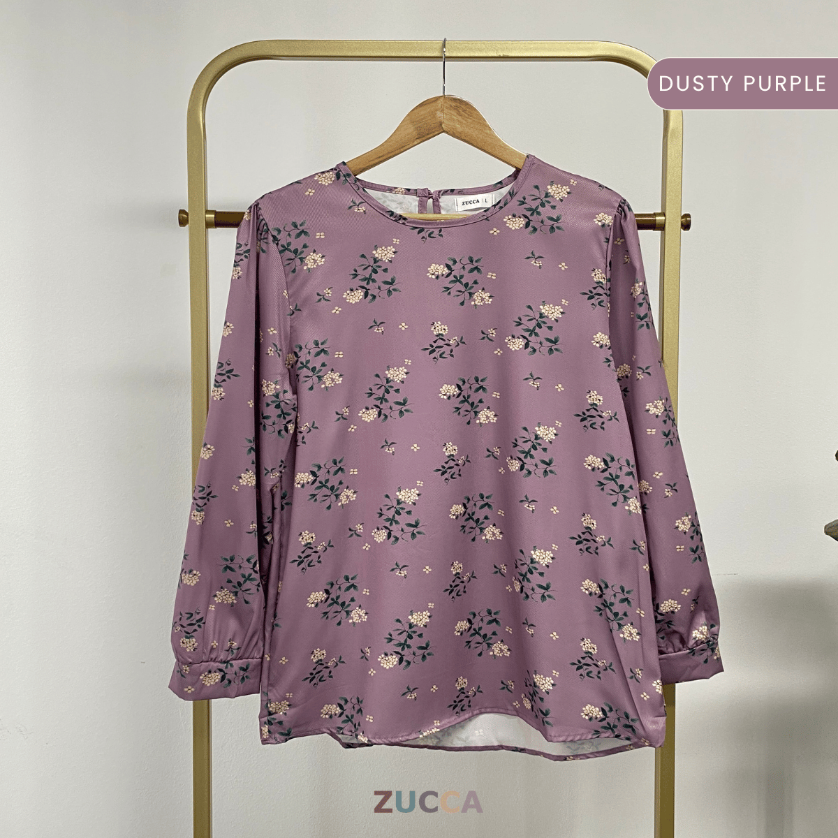 ZUCCA ARISHA BLOUSE PASTEL BLOOM - DM285