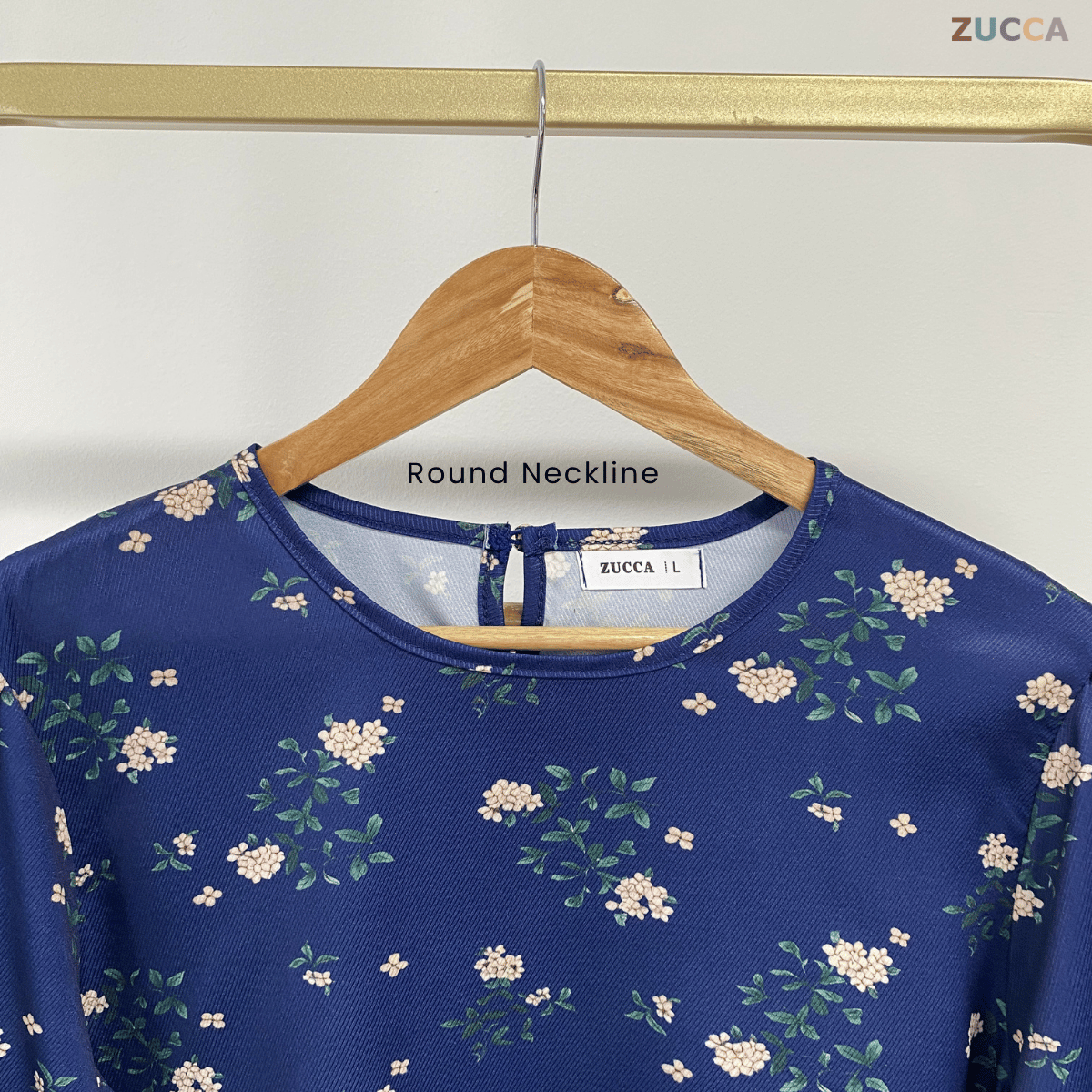 ZUCCA ARISHA BLOUSE PASTEL BLOOM - DM285