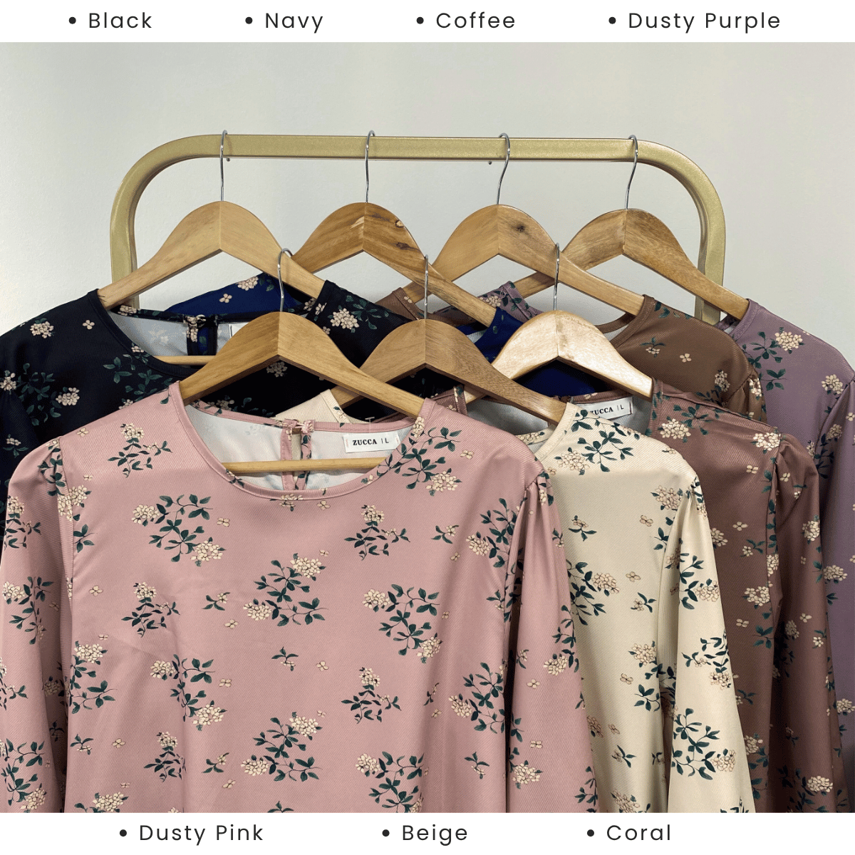 ZUCCA ARISHA BLOUSE PASTEL BLOOM - DM285