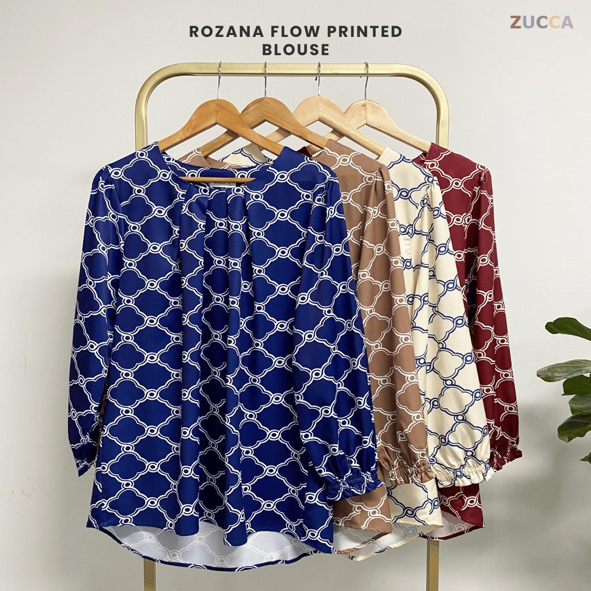 ZUCCA ROZANA FLOW PRINTED BLOUSE-DM297 Tops