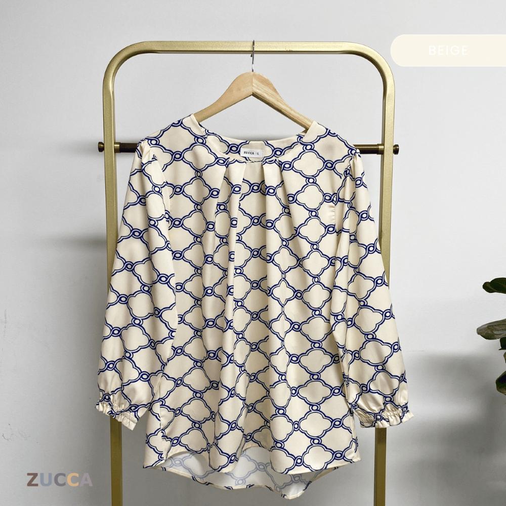 ZUCCA ROZANA FLOW PRINTED BLOUSE-DM297 Tops