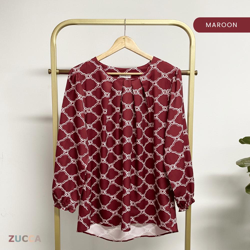 ZUCCA ROZANA FLOW PRINTED BLOUSE-DM297 Tops