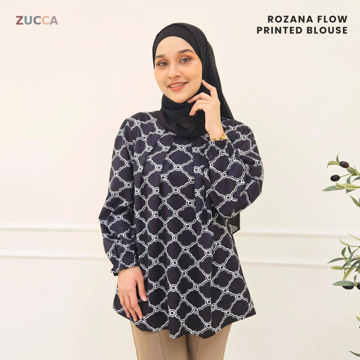 ZUCCA ROZANA FLOW PRINTED BLOUSE-DM297 Tops