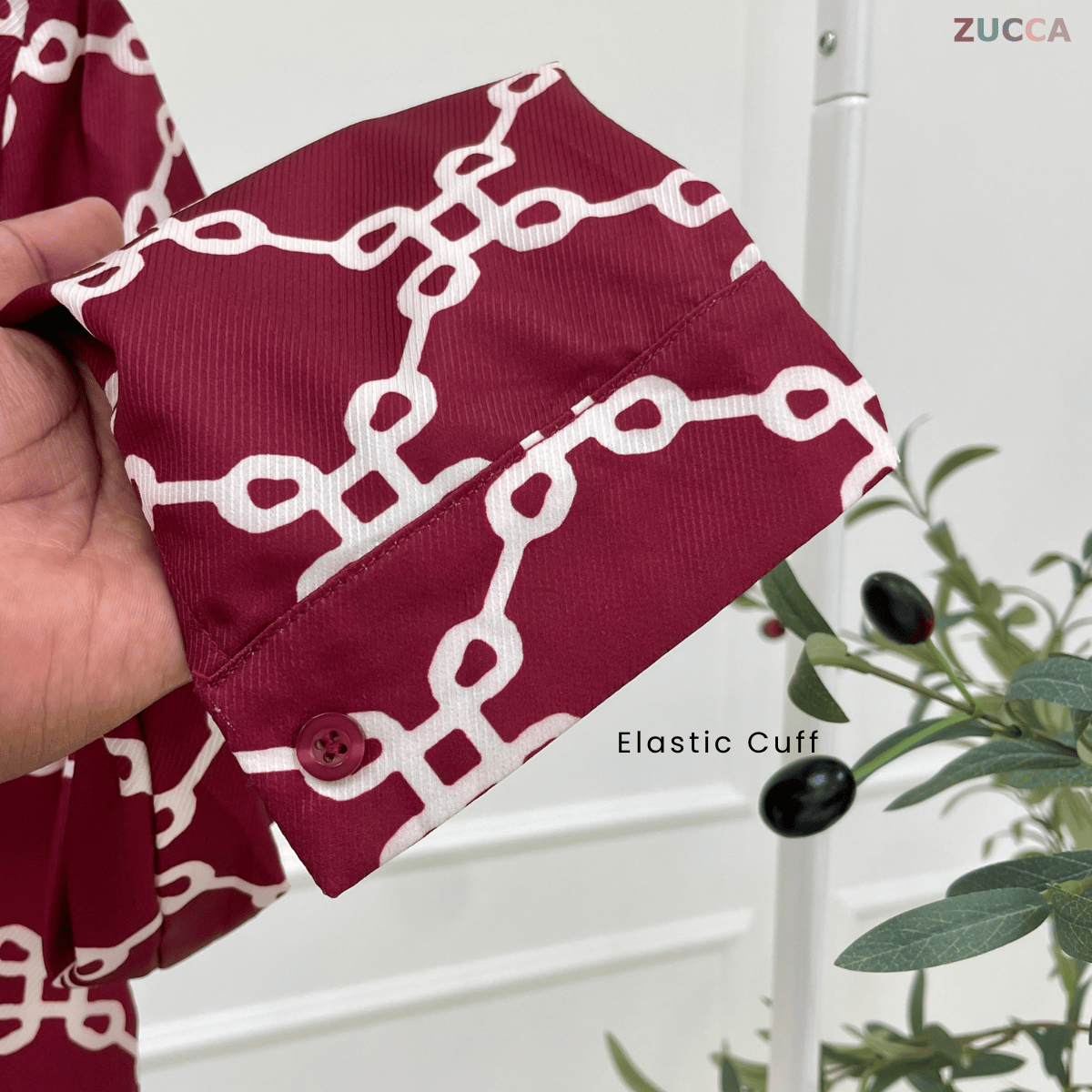 ZUCCA  MASITAH BLOUSE SOFT SATIN FLOWY CUT -DM298