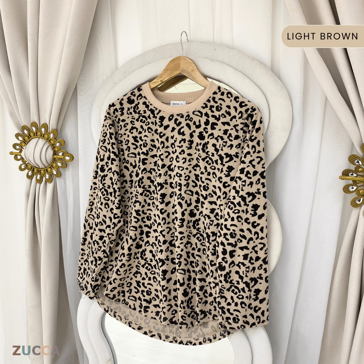 ZUCCA RAIHANA SIGNATURE LEOPARD RIB SERIES-DM304