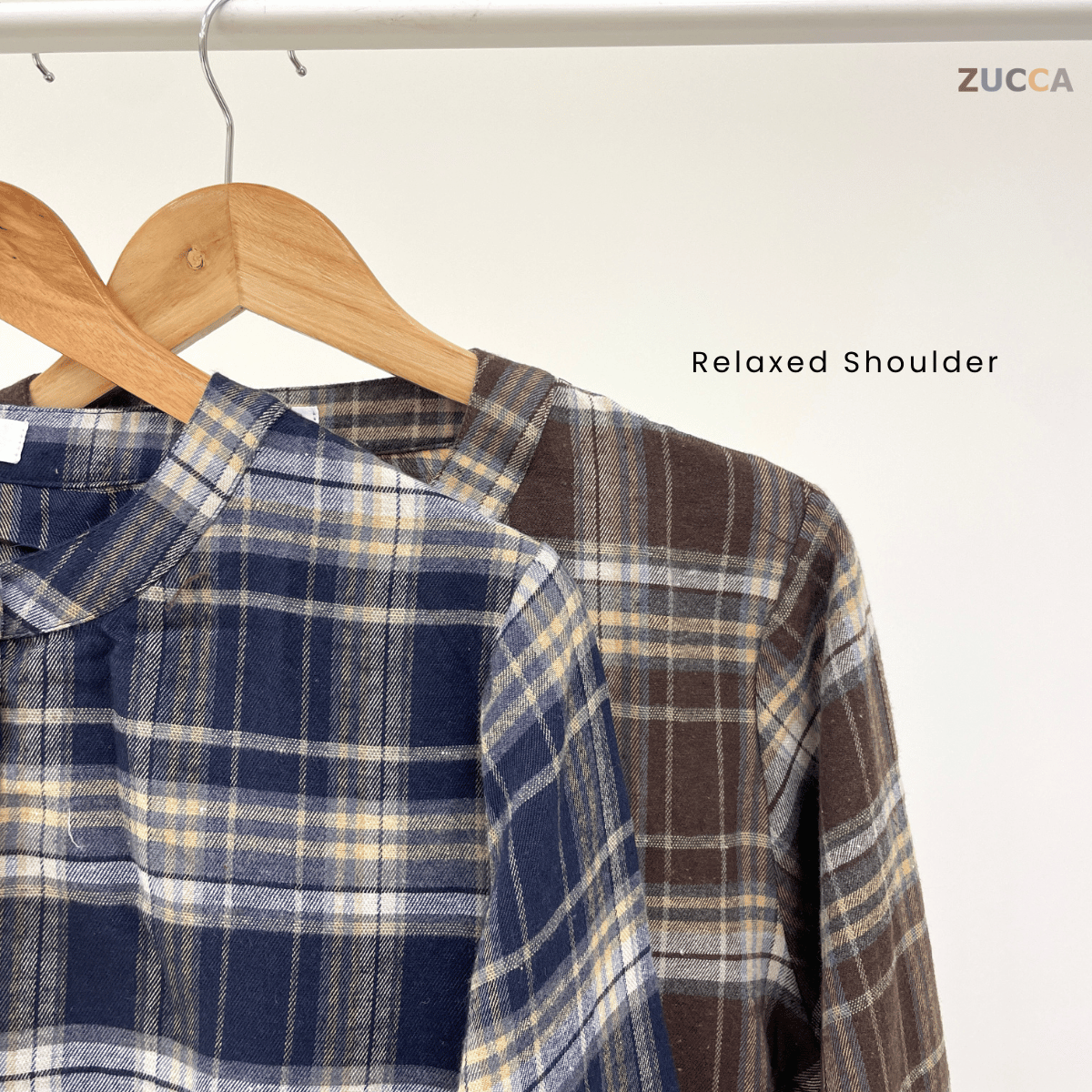 ZUCCA ARNIE VINTAGE CHECKERED LONG SHIRT-DM305 SHIRT