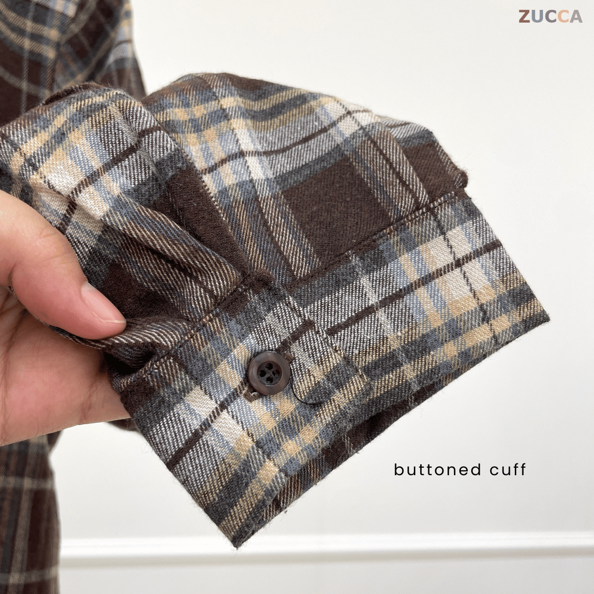 ZUCCA ARNIE VINTAGE CHECKERED LONG SHIRT-DM305 SHIRT