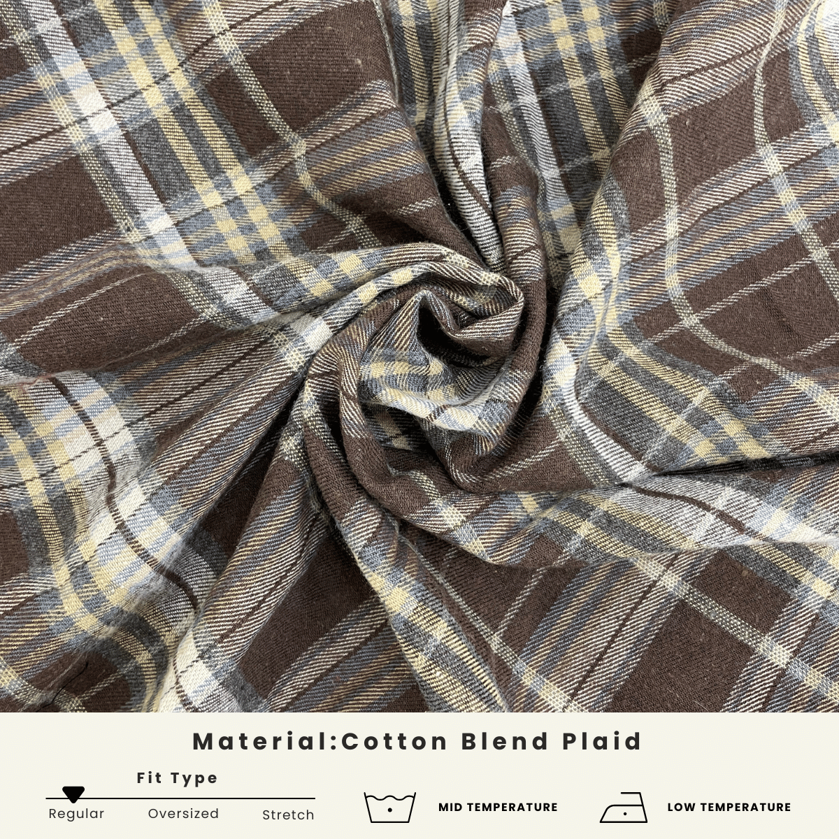 ZUCCA ARNIE VINTAGE CHECKERED LONG SHIRT-DM305 SHIRT