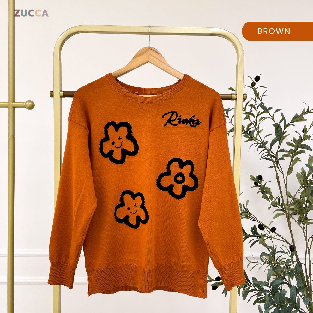 ZUCCA MARIA PEREMPUAN KASUAL KINTWEAR LONG SLEEVE -  DM309