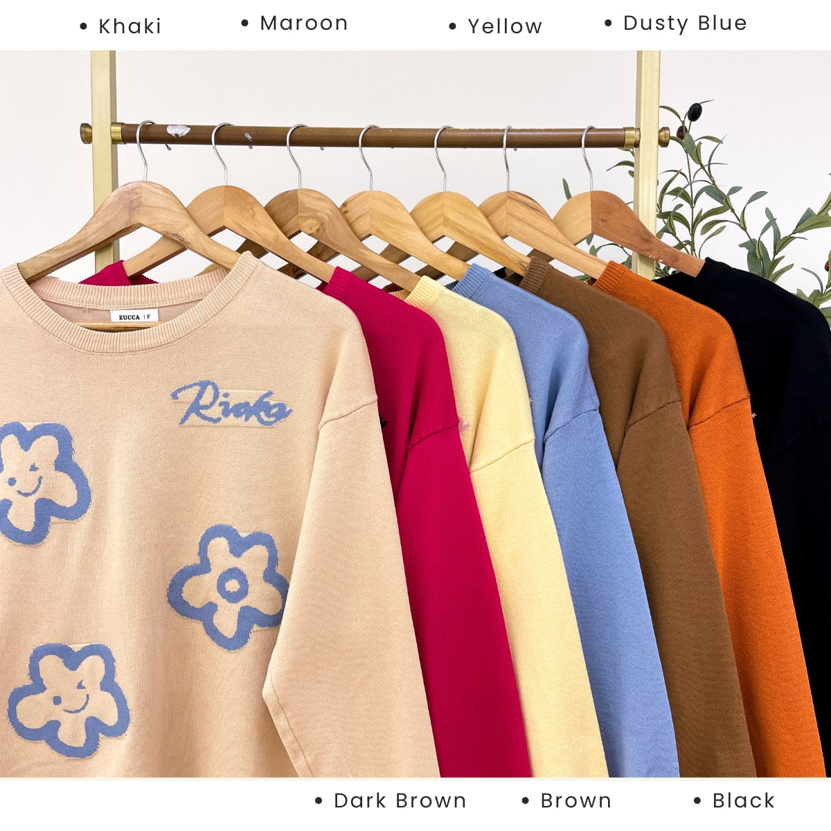 ZUCCA MARIA PEREMPUAN KASUAL KINTWEAR LONG SLEEVE -  DM309