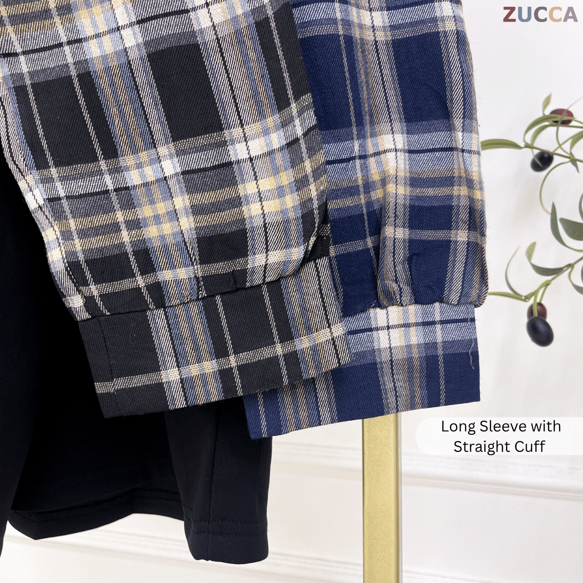 ZUCCA HALEEN WOMEN KASUAL BLOUSE KOREAN STYLE -DM312