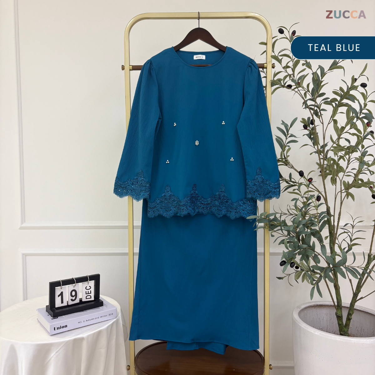 ZUCCA GINAH KURUNG KEDAH MODERN EMBROIDERED - DMRAYA003