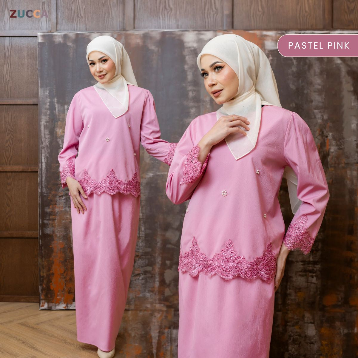 ZUCCA GINAH KURUNG KEDAH MODERN EMBROIDERED - DMRAYA003