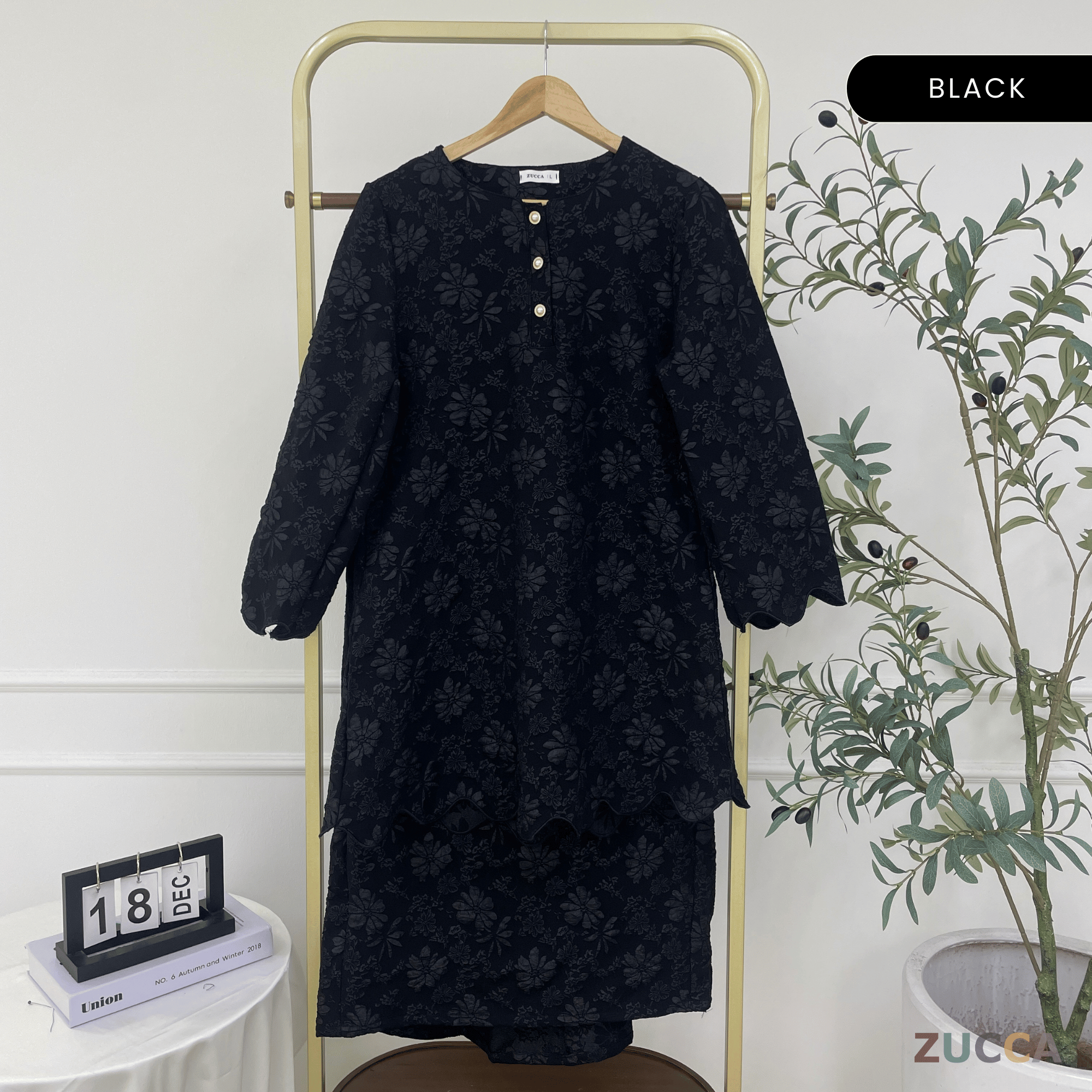 [JOM RAYA 2026] ZUCCA [MOM] NAZRINA FLORAL KURUNG MODERN IBU  - DMRAYA006