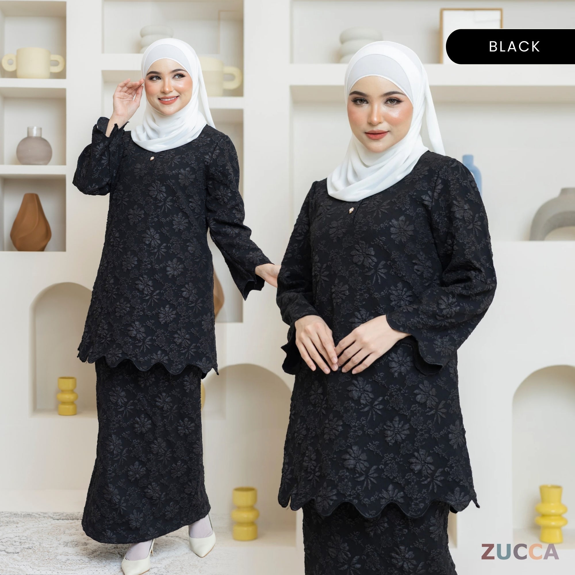 [JOM RAYA 2026] ZUCCA [MOM] NAZRINA FLORAL KURUNG MODERN IBU  - DMRAYA006