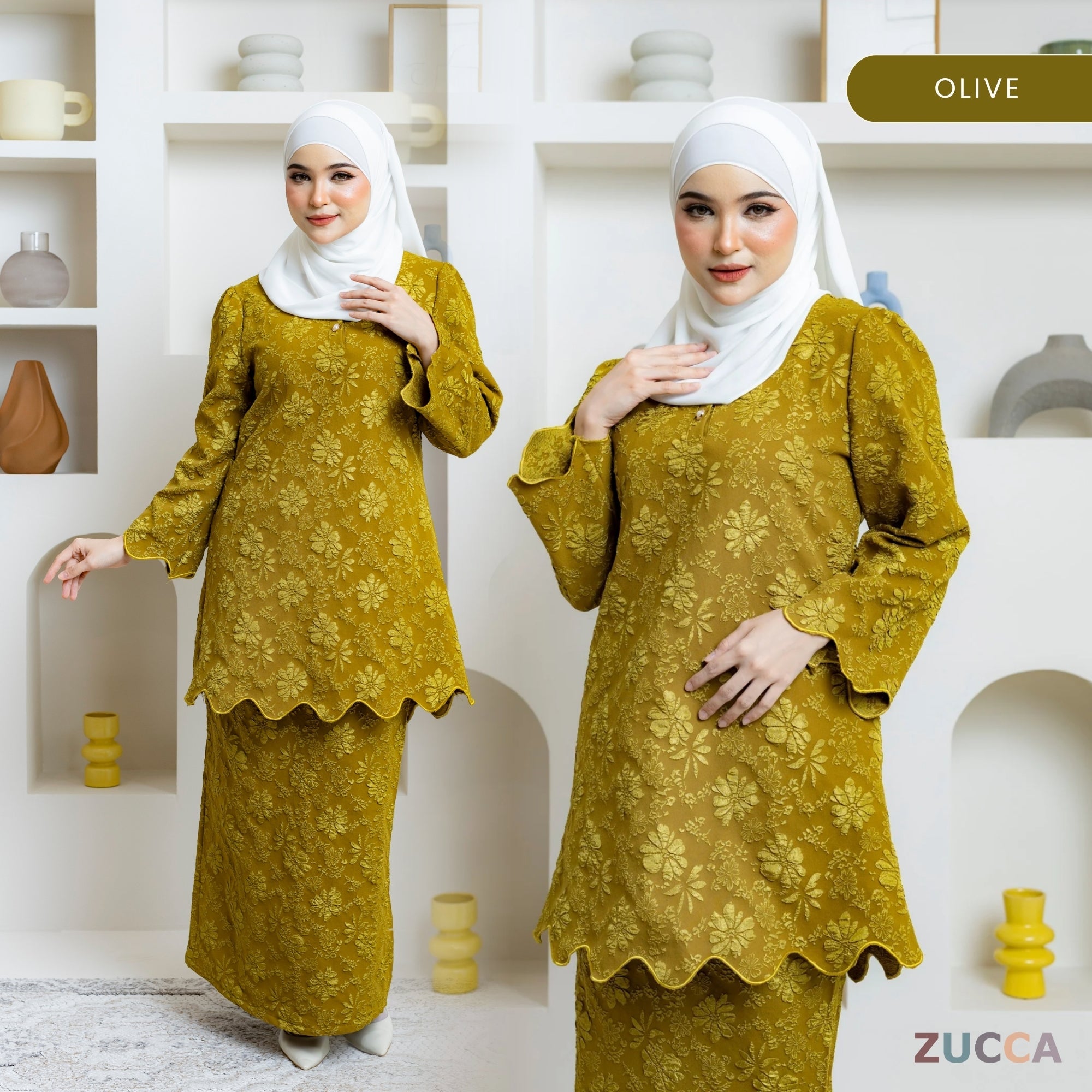 [JOM RAYA 2026] ZUCCA [MOM] NAZRINA FLORAL KURUNG MODERN IBU  - DMRAYA006