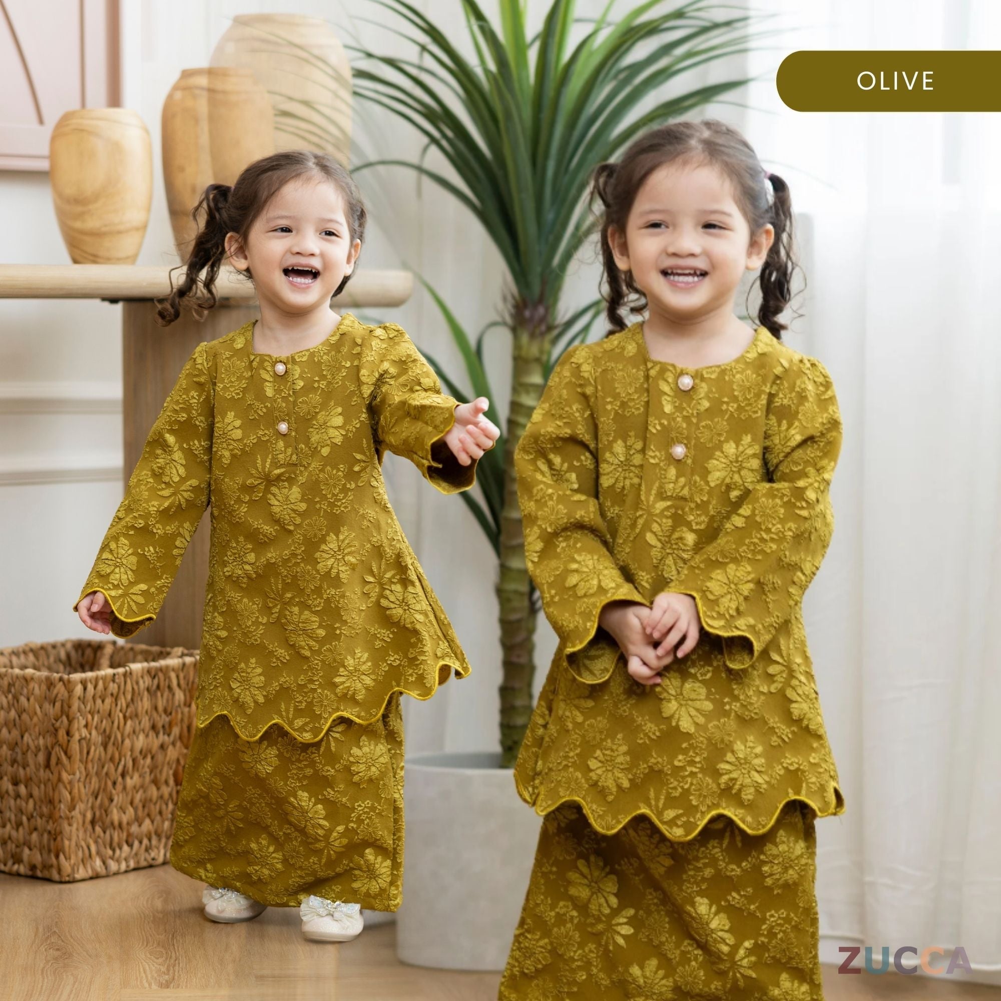 [JOM RAYA 2026] ZUCCA [KIDS] NAZRINA FLORAL KURUNG MODERN ANAK- DMRAYA006A
