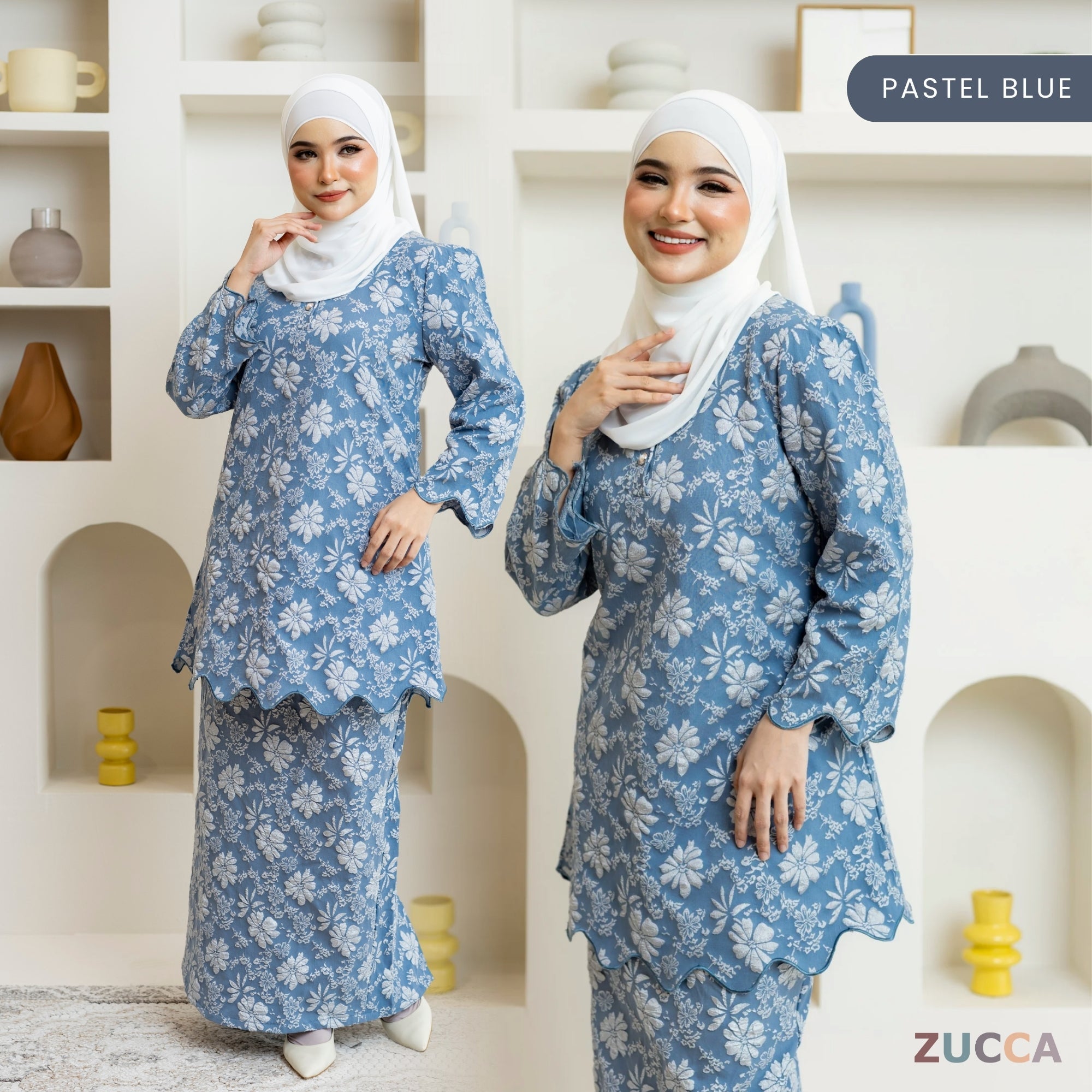 [JOM RAYA 2026] ZUCCA [MOM] NAZRINA FLORAL KURUNG MODERN IBU  - DMRAYA006