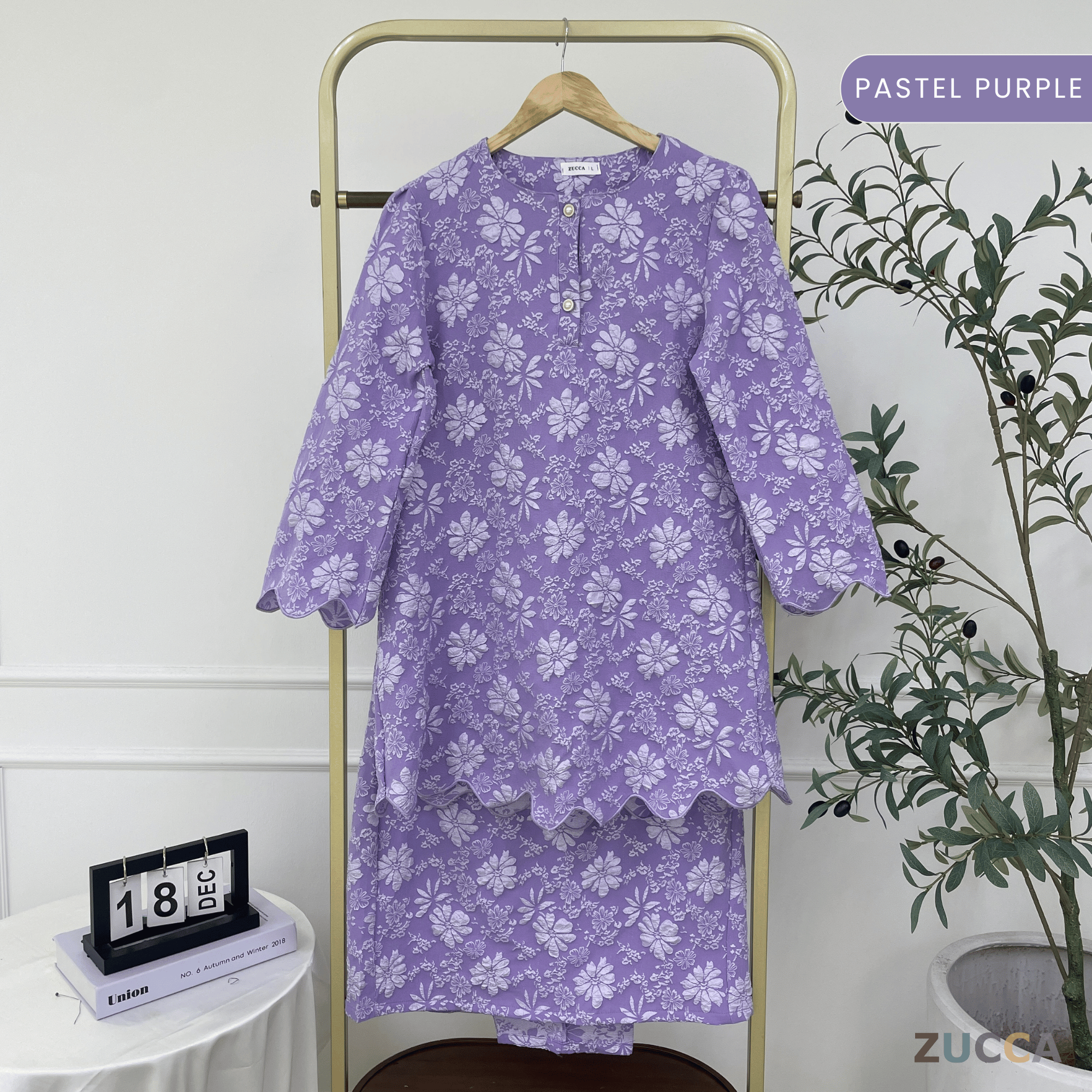 [JOM RAYA 2026] ZUCCA [MOM] NAZRINA FLORAL KURUNG MODERN IBU  - DMRAYA006