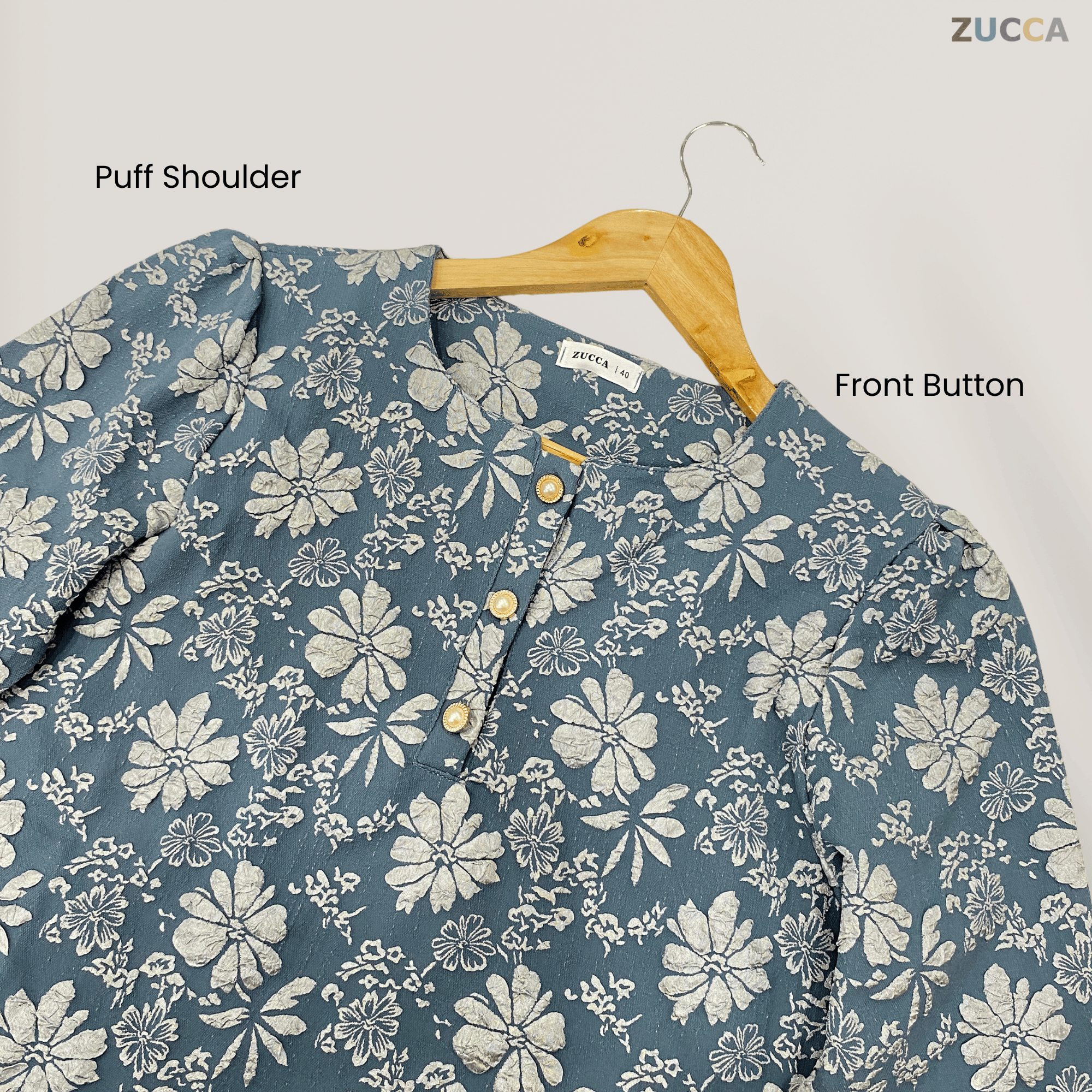 [JOM RAYA 2026] ZUCCA [MOM] NAZRINA FLORAL KURUNG MODERN IBU  - DMRAYA006